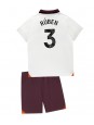 Otroški Nogometna dresi replika Manchester City Ruben Dias #3 Gostujoči 2023-24 Kratek rokav (+ hlače)